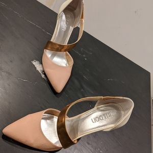 Tildon Two-Tone D'Orsay Heels